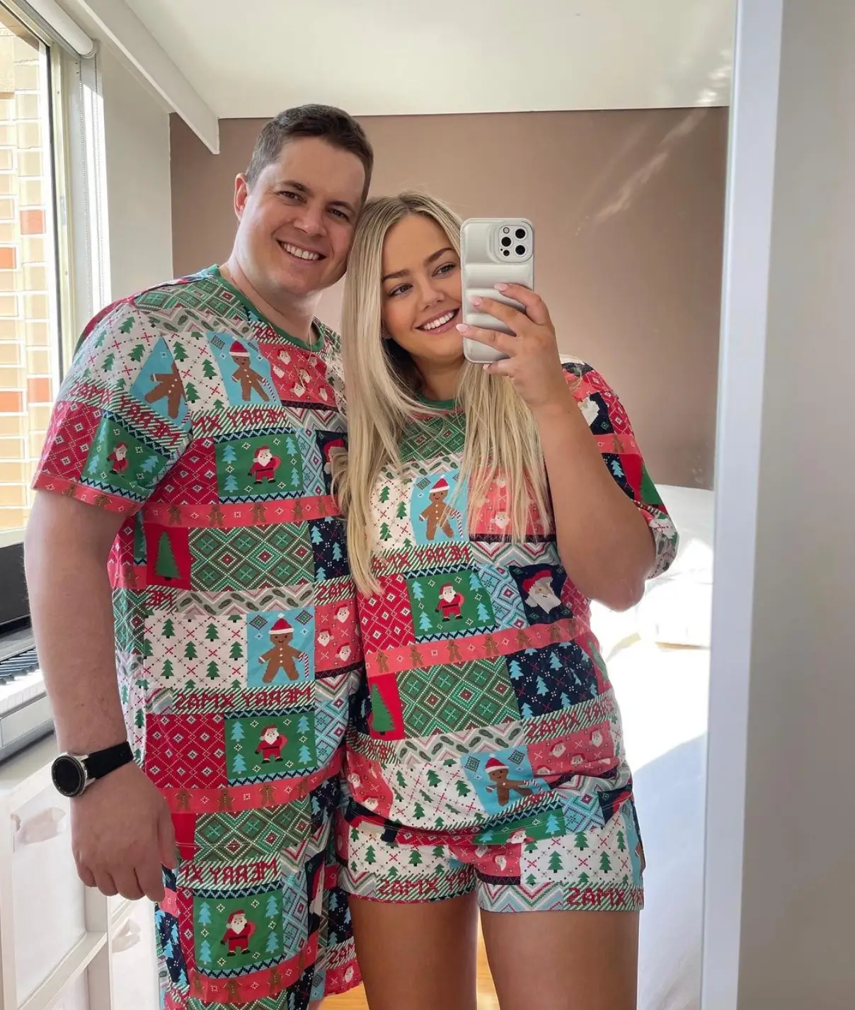 Johnny Ruffo and his partner Tahnee.