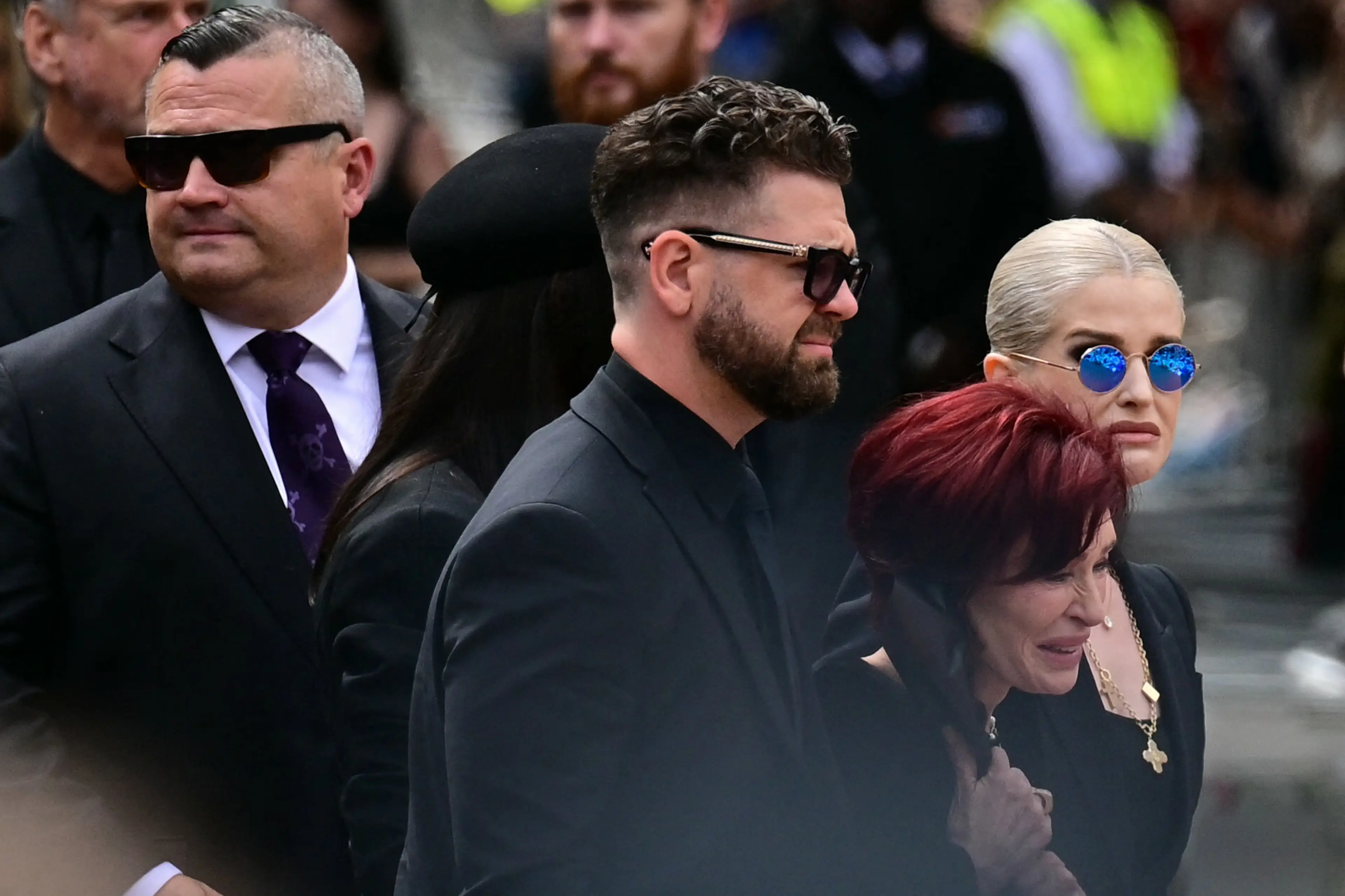 Louis Osbourne, 50, has opened up about his father Ozzy's funeral which took place in Birmingham back in July (BEN STANSALL/AFP via Getty Images)