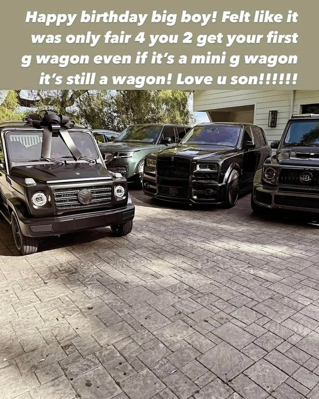 Fans seemed divided over the birthday present (Instagram/@scottdisick)