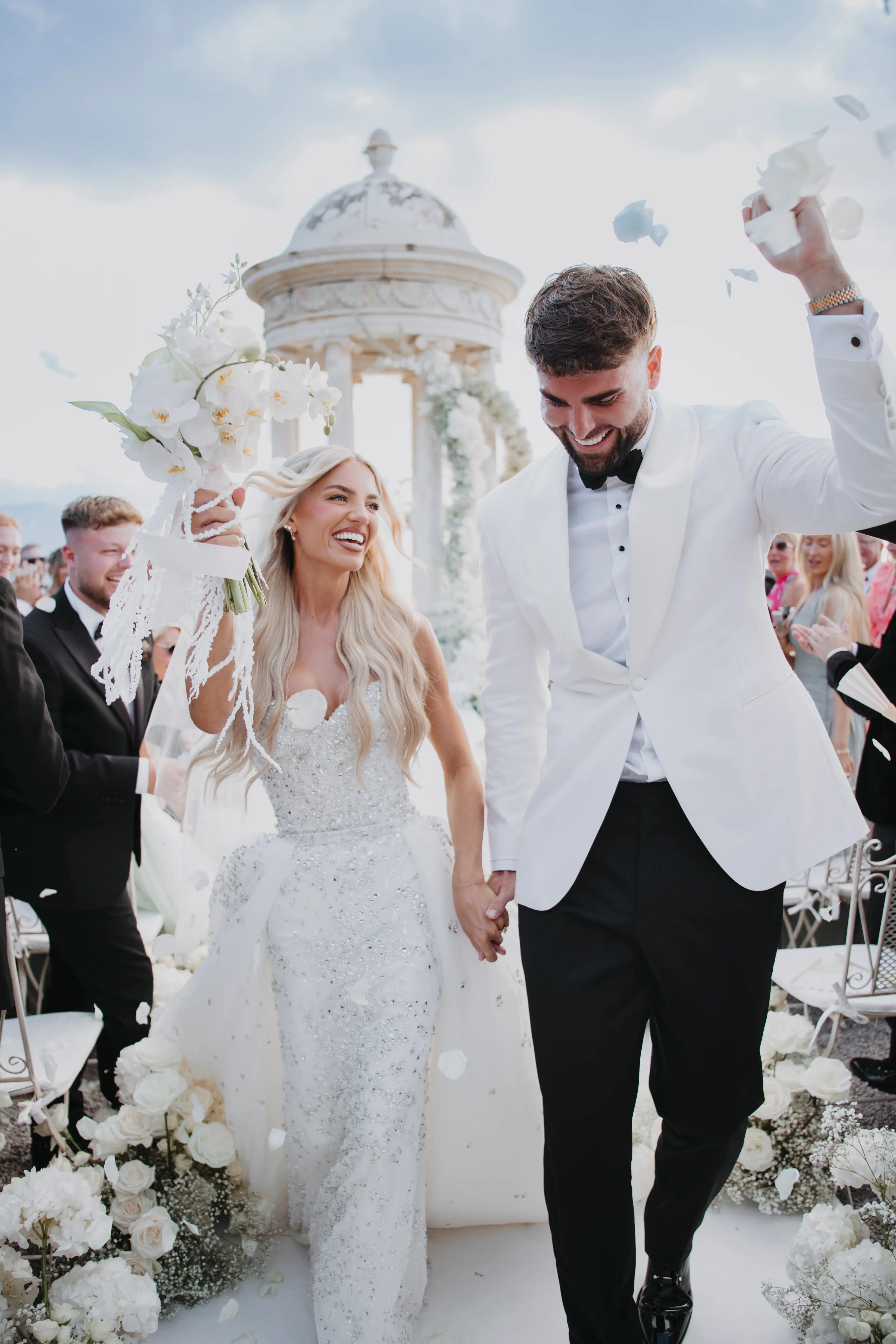 The couple told Tyla their wedding 'felt like a dream' and they 'wouldn’t change anything' (Supplied)