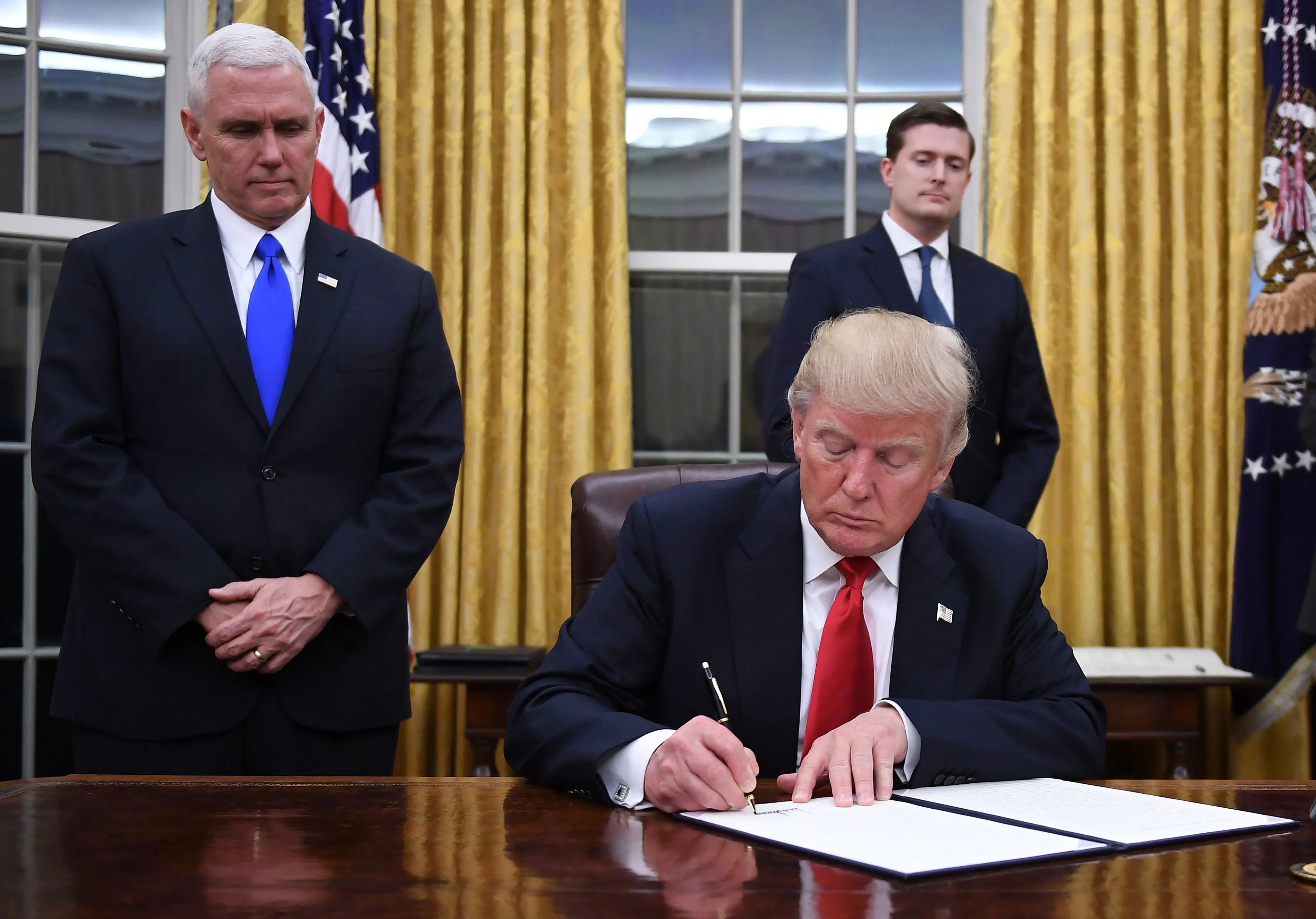 Trump has signed the bill to release the files relating to convicted paedophile Jeffrey Epstein (Anna Moneymaker/Getty Images)