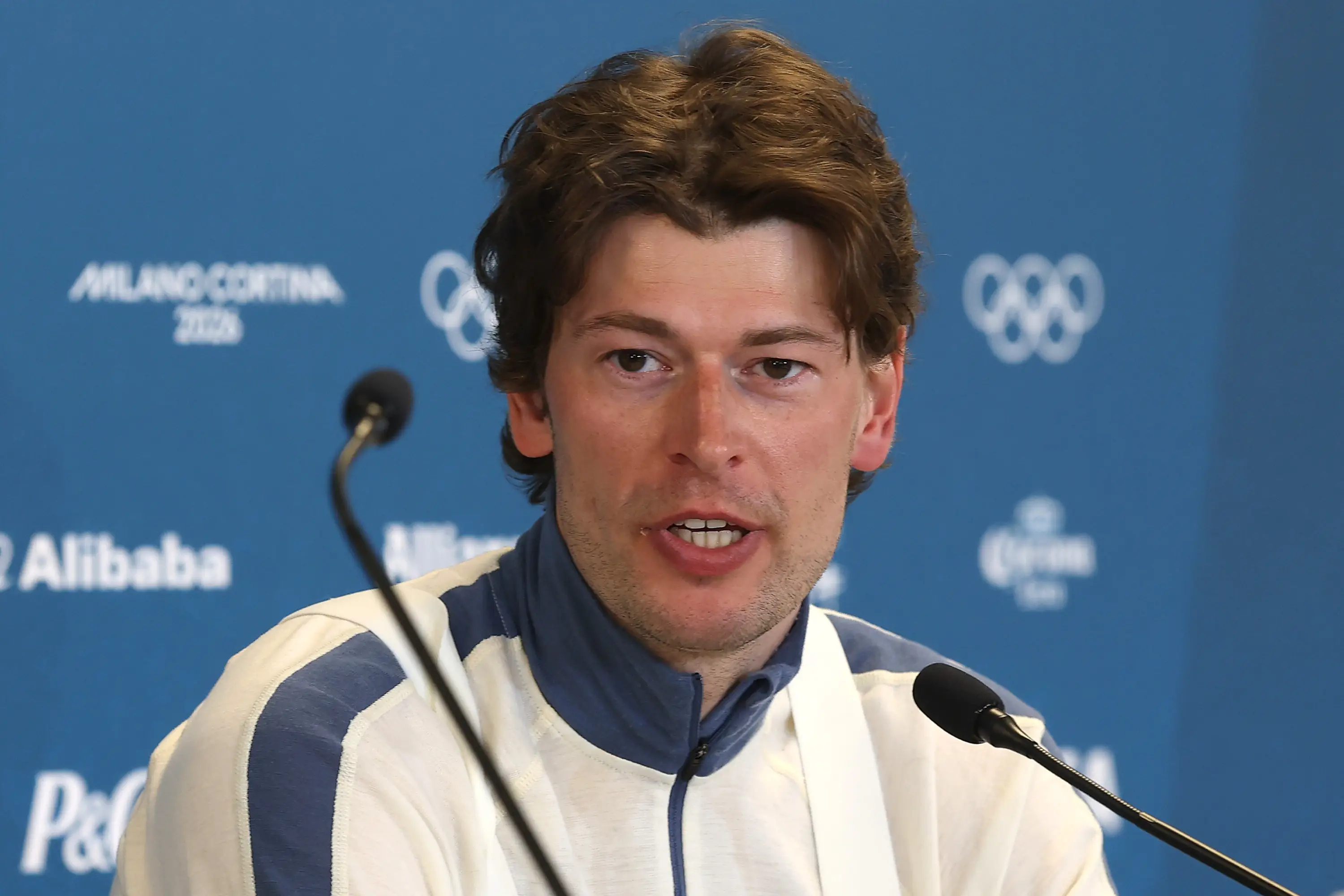 After winning a bronze medal, Sturla Holm Lægreid told the world he had cheated on his girlfriend (Alexander Hassenstein/Getty Images)