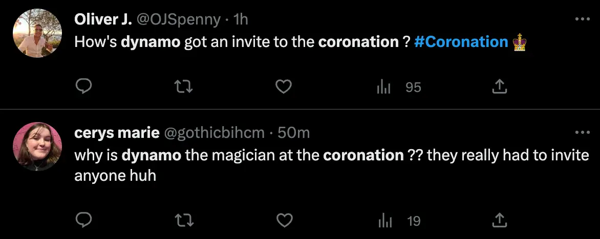 Unbeknownst to some viewers, Dynamo has connections to King Charles.