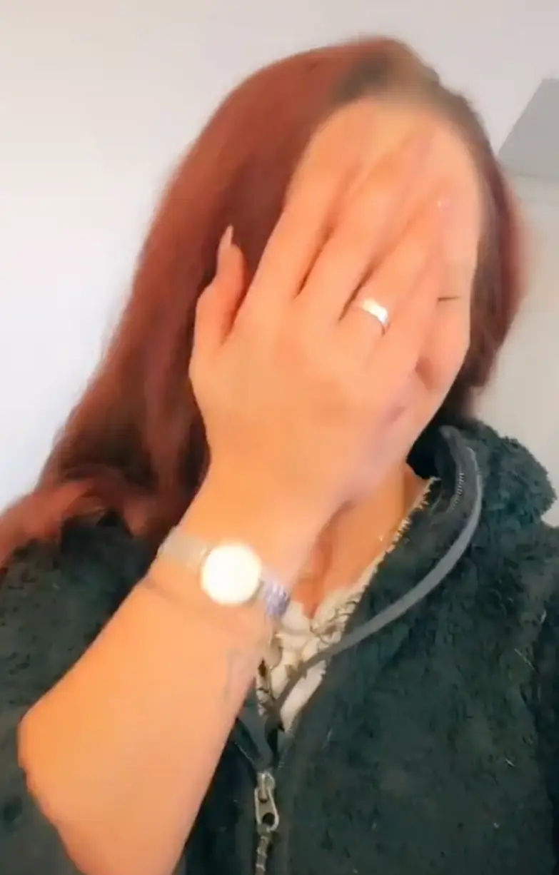 Not the best moment for a facepalm... (