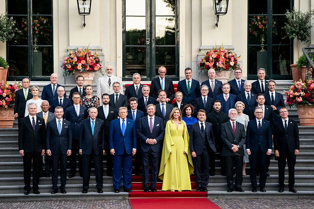 World leaders across the globe gathered in The Hague to attend the NATO Summit’s royal dinner (HAIYUN JIANG / Contributor / Getty Images)