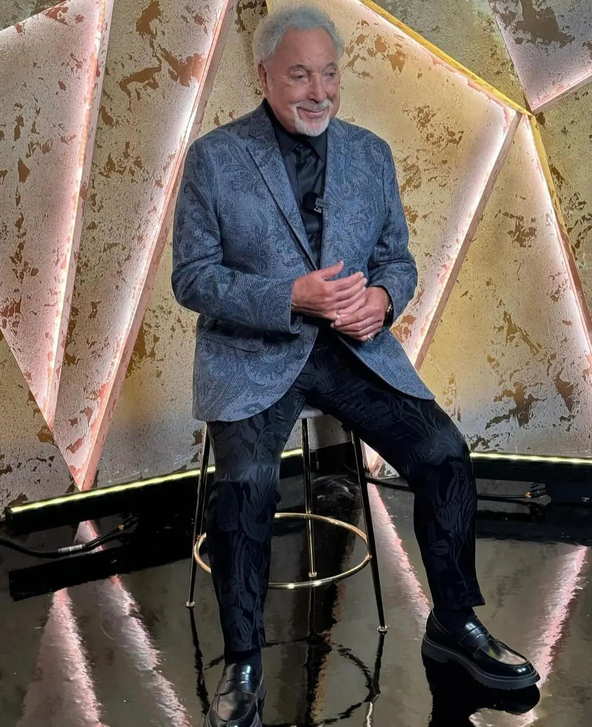 It's not unusual to see Tom Jones on these lists. (Instagram/@realsirtomjones)