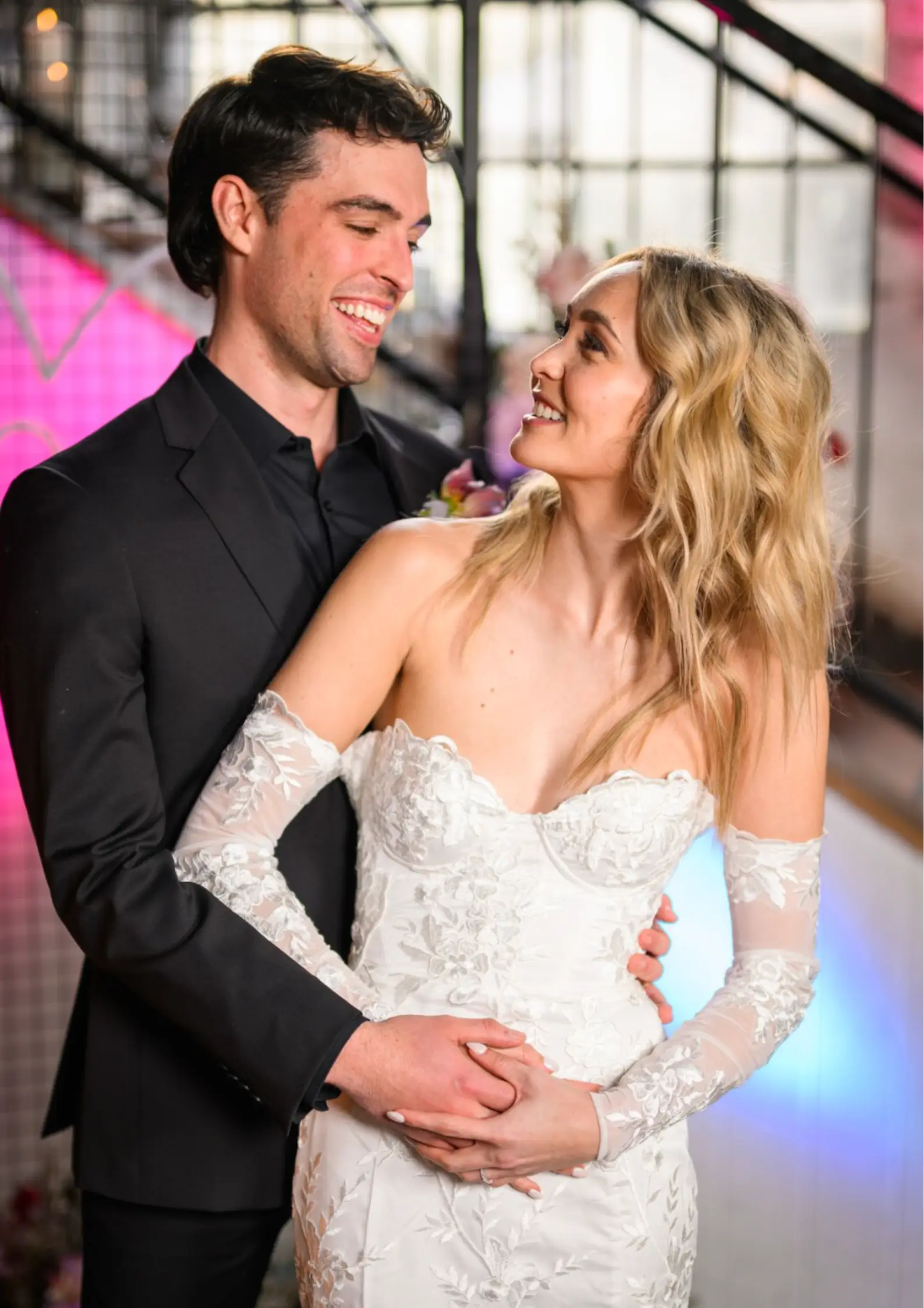 Thankfully, these two lovebirds aren't related by blood.