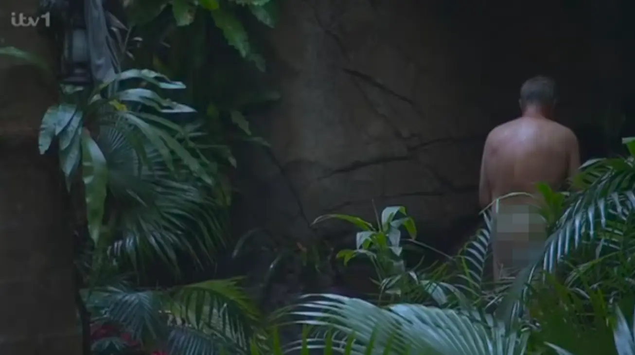 Nigel Farage was seen showering in the nude.