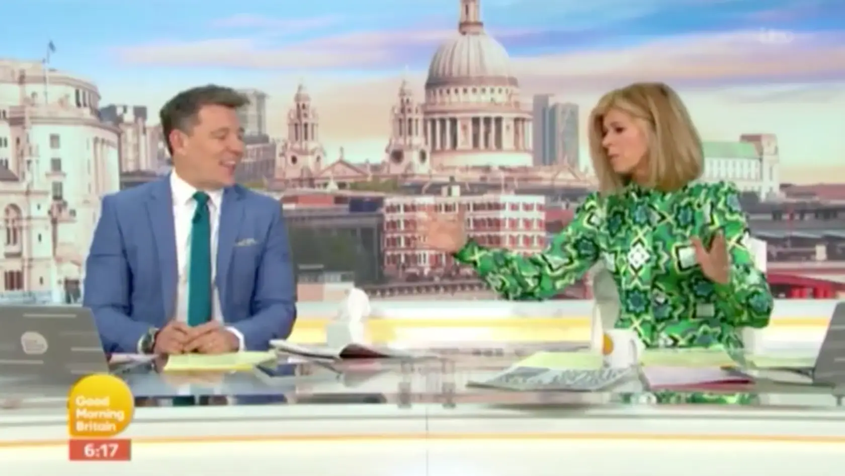 Kate once knocked coffee everywhere (