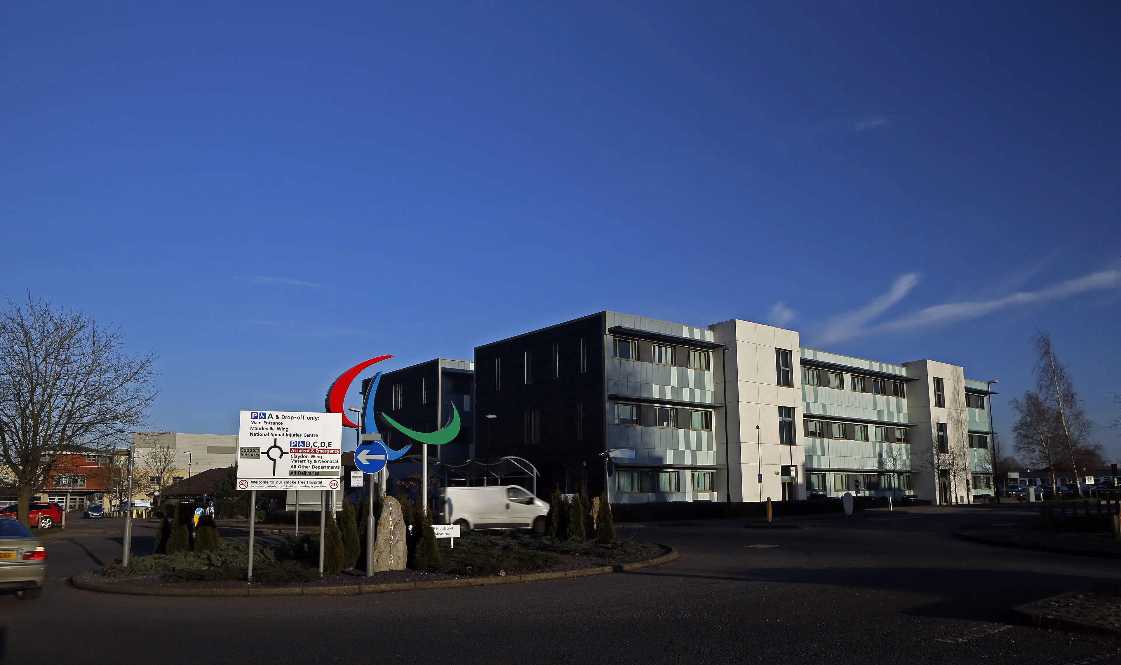 The mum and newborn were eventually dropped off at Stoke Mandeville hospital.