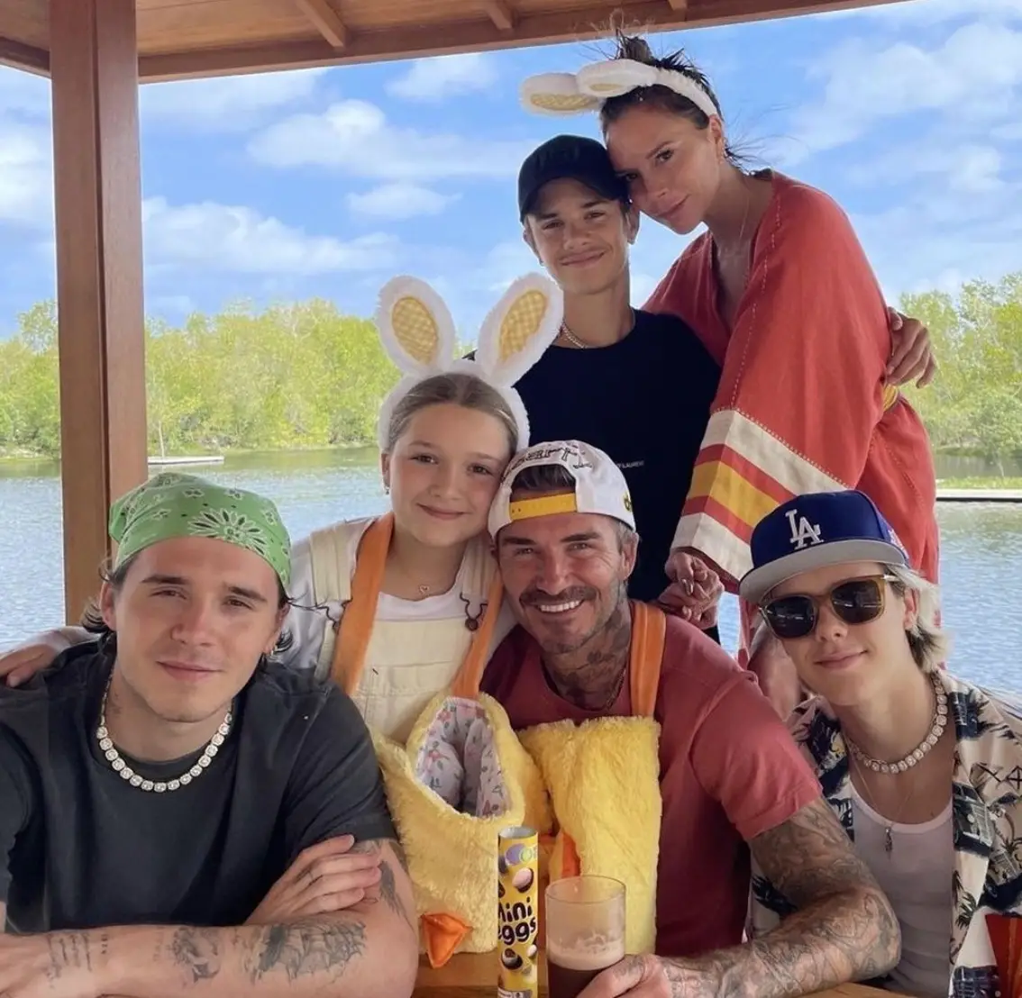 Brooklyn claimed his parents had gotten his brothers involved in the fall-out (Instagram/@victoriabeckham)