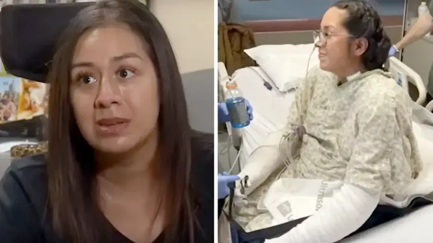 Woman loses her hands and feet after going into septic shock after giving birth