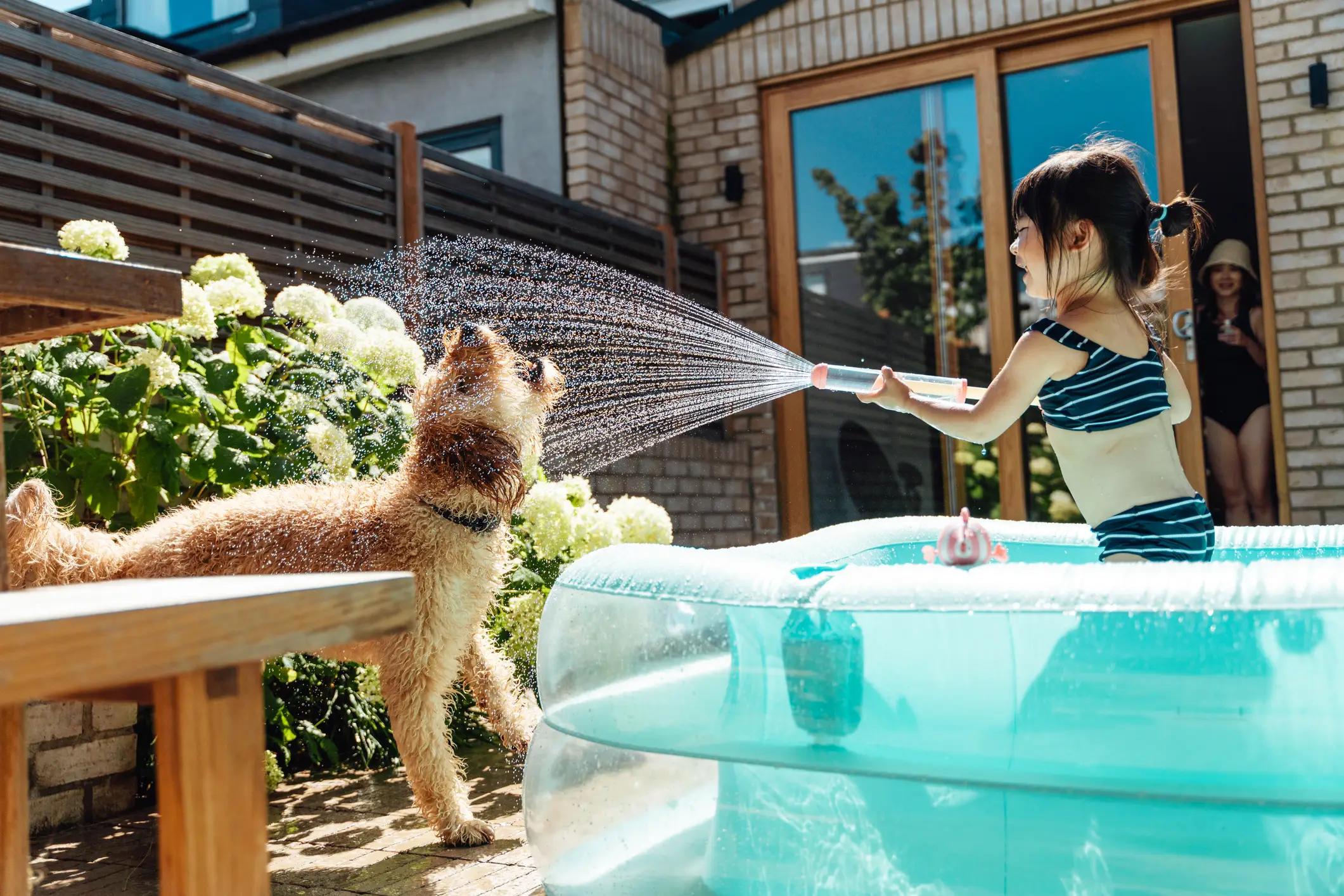 If you live in an affected area, filling up a paddling pool is currently forbidden (Getty Stock Image)