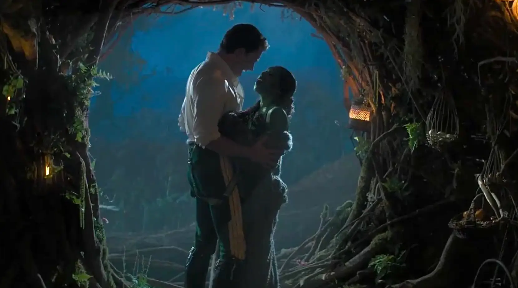In Wicked: For Good, Elphaba and Fiyero share an intimate scene (Universal Pictures)