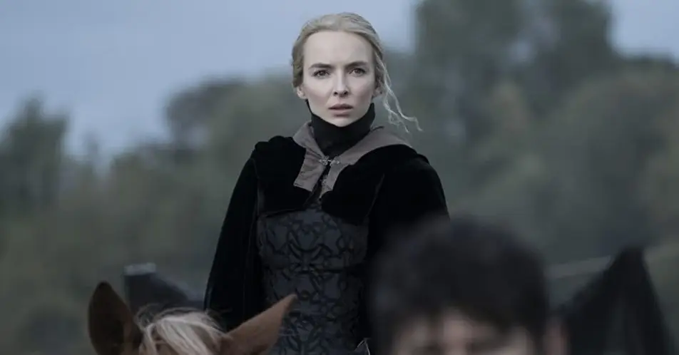 Jodie Comer plays the wife of Matt Damon's character Jean de Carrouges. (