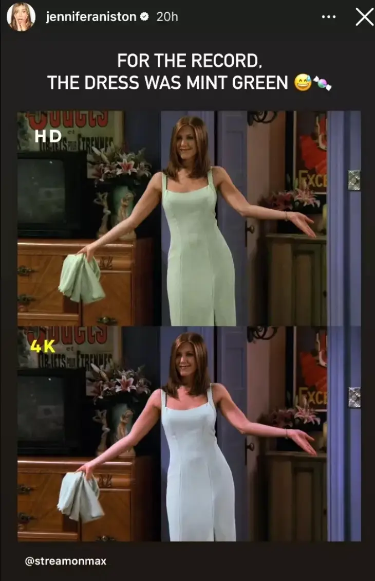 Aniston took to Instagram herself to set the record straight (Instagram/@jenniferaniston)