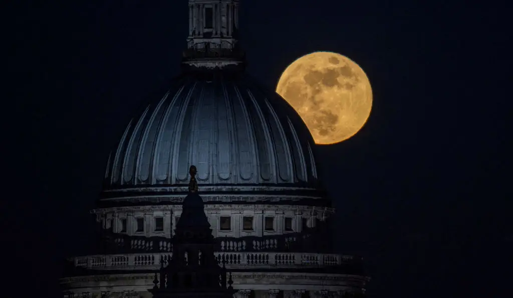 The Hunter Supermoon lit up our skies last night (Chris J Ratcliffe / Stringer / Getty Images)