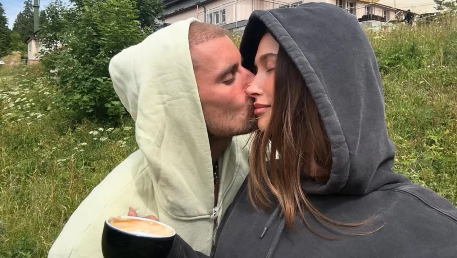 Hailey Bieber claimed she and her husband weren't really in each other's lives until after he decided to get sober (Instagram/@lilbieber)