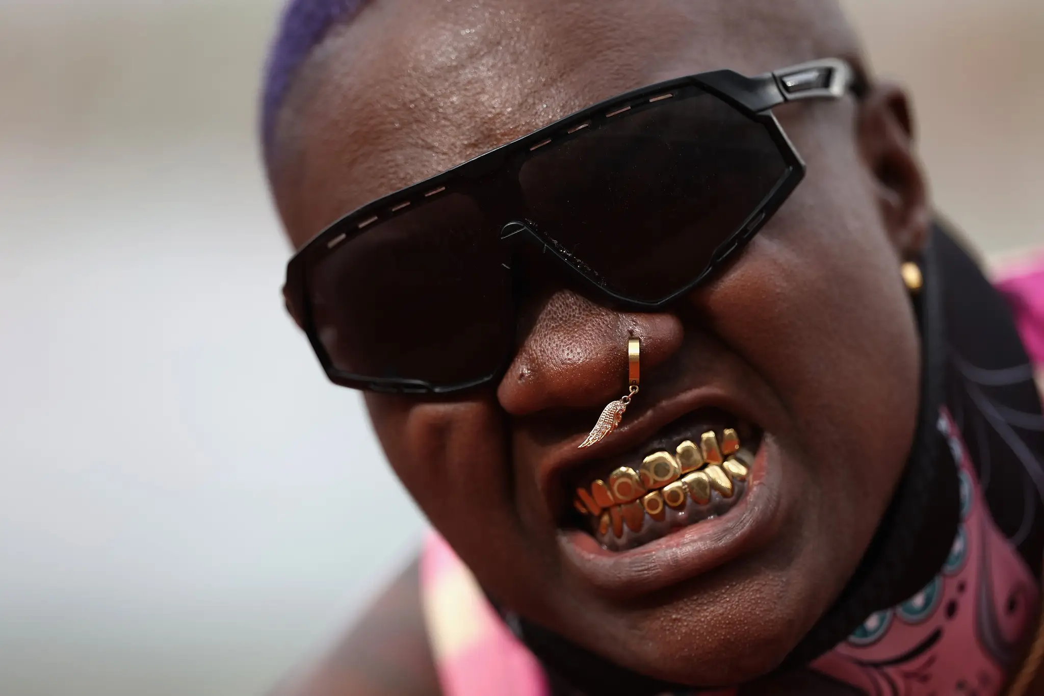 They also have a distinctive nose ring. (Christian Petersen/Getty Images)