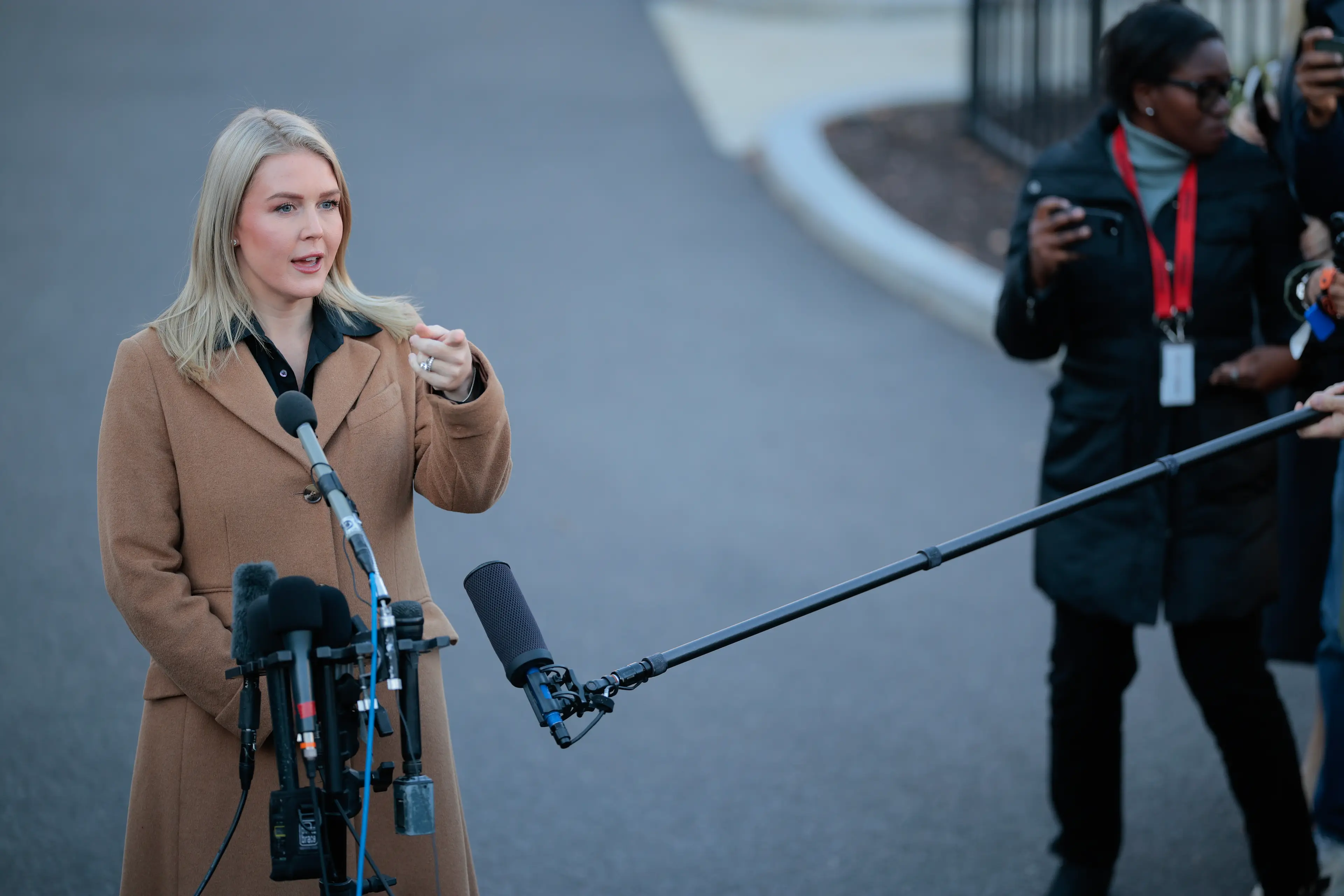 Leavitt is the White House Press Secretary ( Chip Somodevilla/Getty Images)
