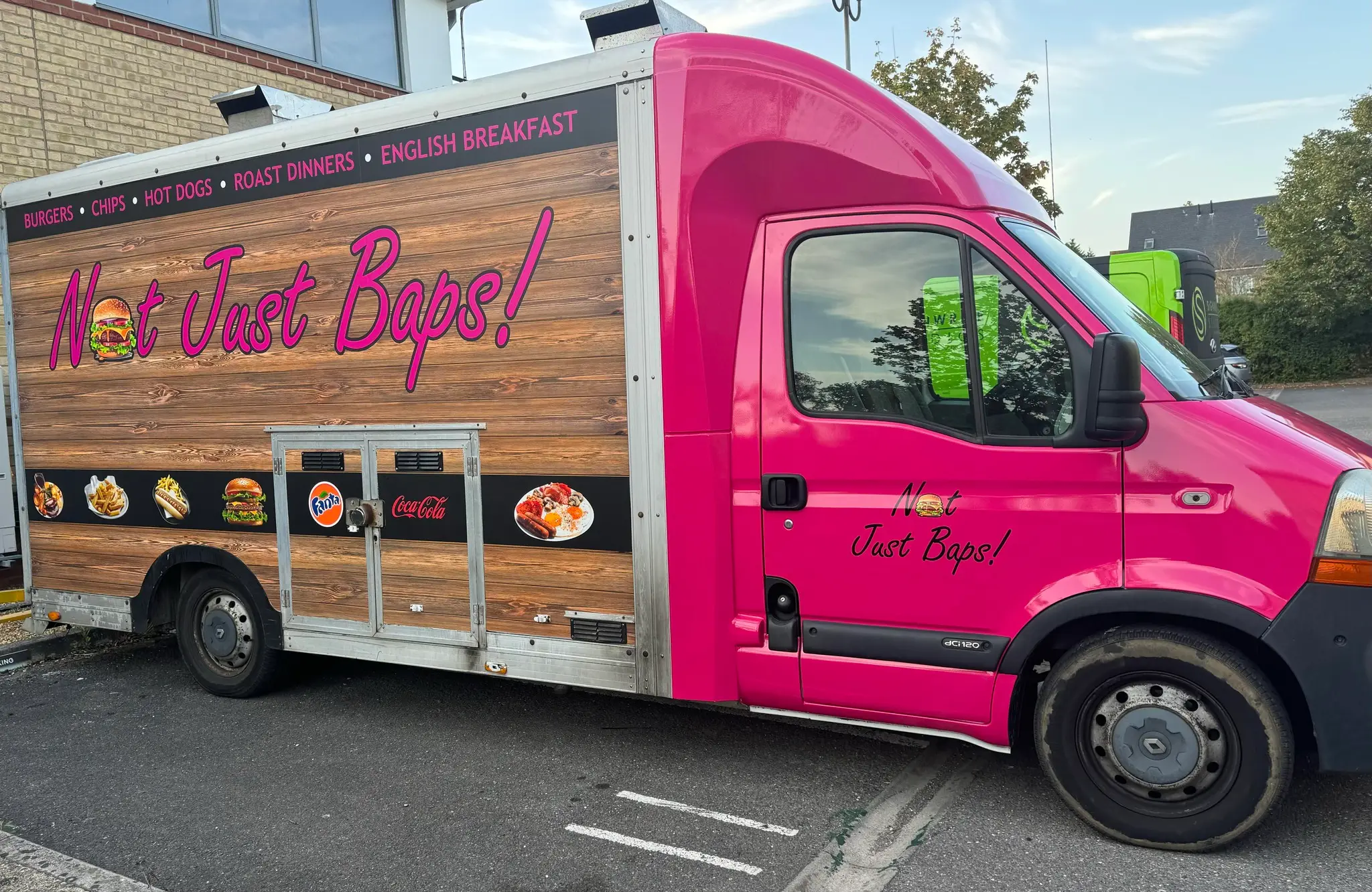 Not Just Baps' takeaway van (Facebook/Not Just Baps)