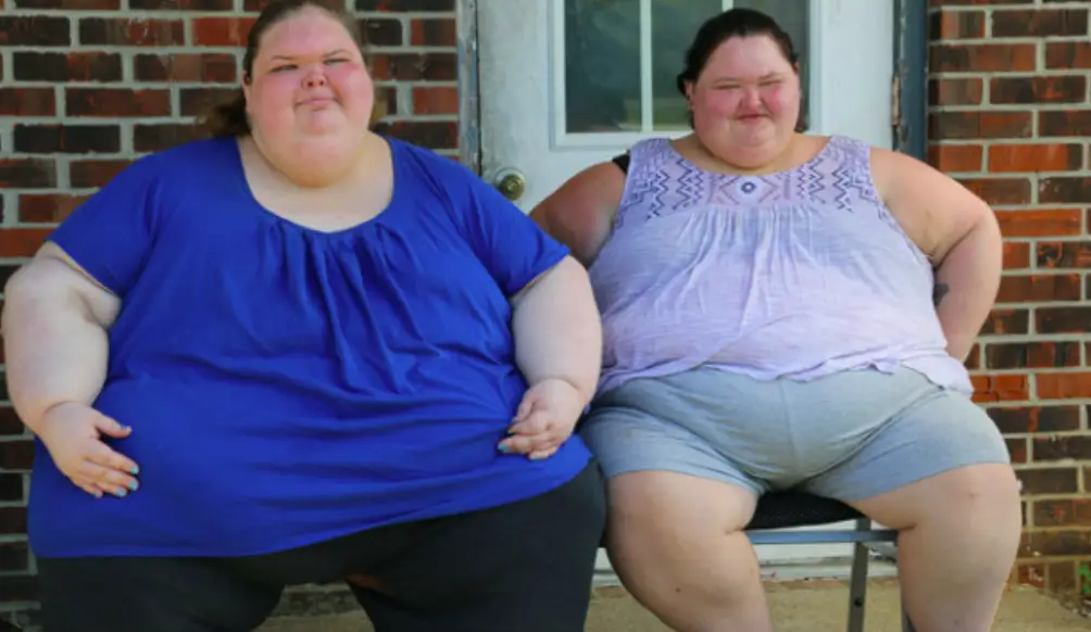 Amy and her sister weight a combined total of 1000lb (TLC)