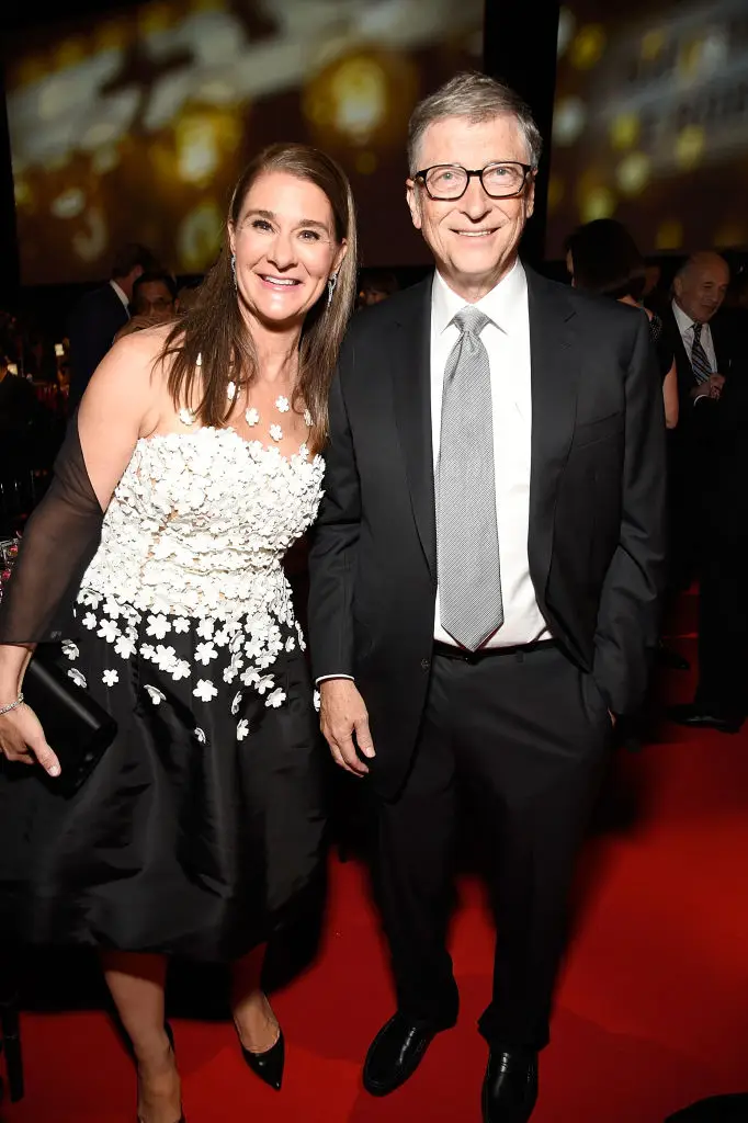 The pair, who divorced in 2021 after 27 years of marriage, share three children together (Kevin Mazur / Contributor / Getty Images)
