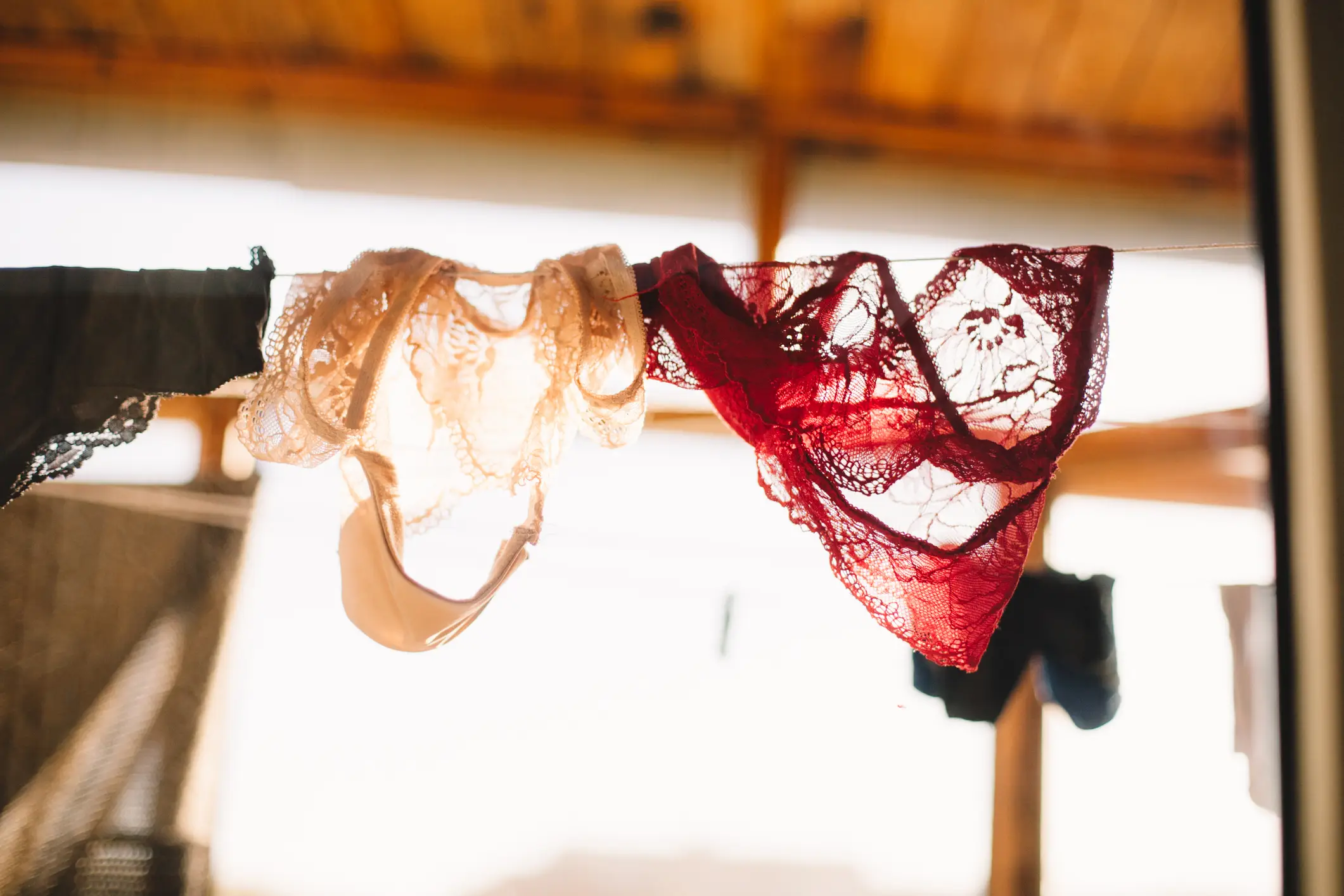 Opt for more 'breathable' and 'looser-fitting' underwear to avoid pesky irritation down there (Getty Stock Images)