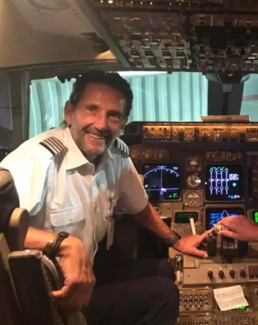 The pilot revealed he's never once been worried for his life during his six decades of flying (Nick Eades)