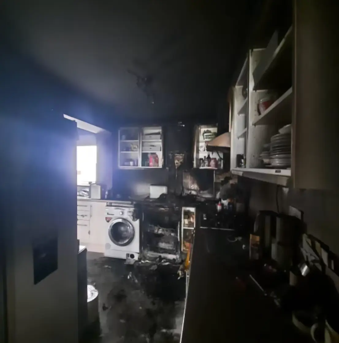 Following the devastating fire, local fire crews have issued a warning.