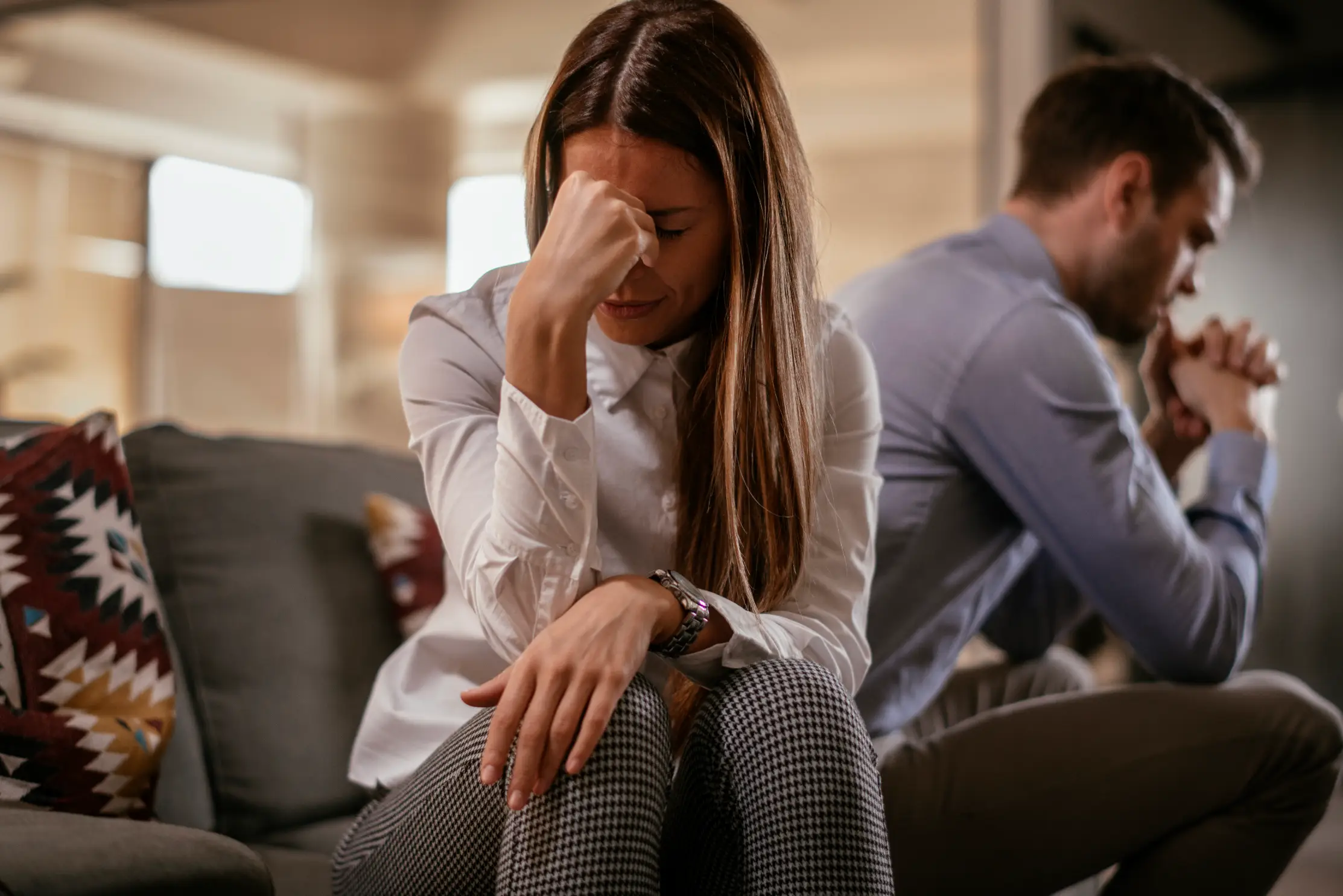 Mood swings and emotional distance are common indicators (Getty Stock Image)