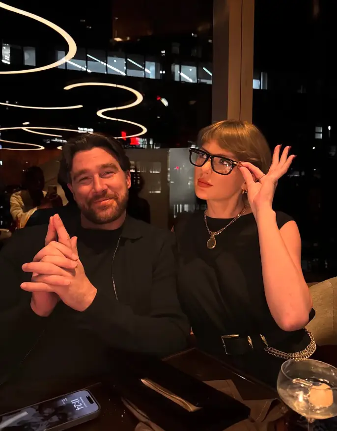 The pair first started dating in 2023 after Kelce showed up at Swift's Eras Tour concert at the Chiefs stadium (Instagram/@killatrav)