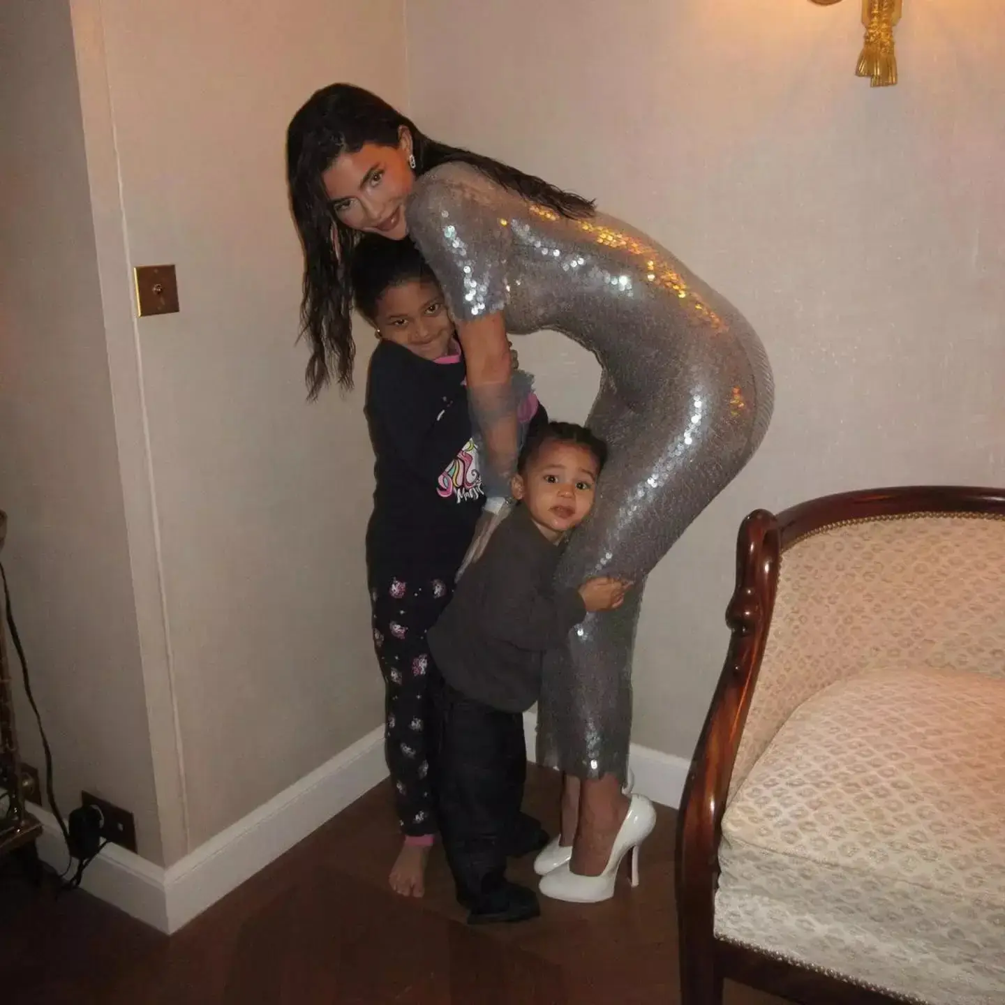 Kylie is mum to two children, Stormi and Aire (Instagram/@kyliejenner)