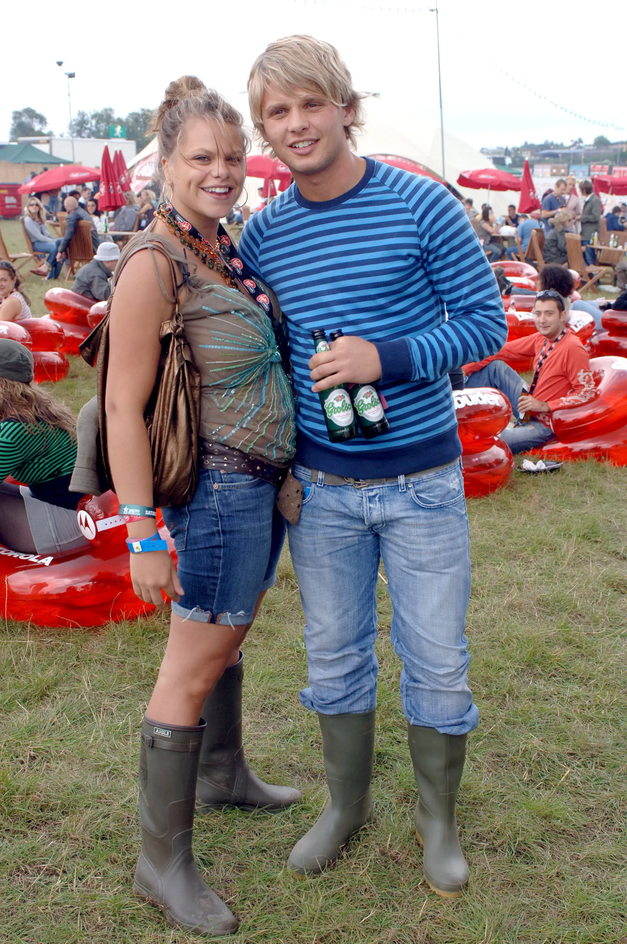 Jeff and Jade had only been dating for three months when they fell pregnant (Jon Furniss/WireImage)