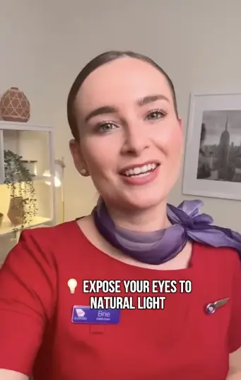 Brieana shared four tips that will help you feel well rested once you land to your destination.