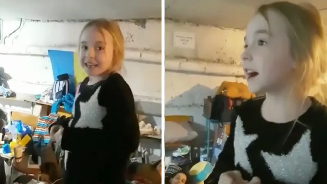 Ukrainian Girl Lifts Spirits In Bunker By Singing 'Let It Go'