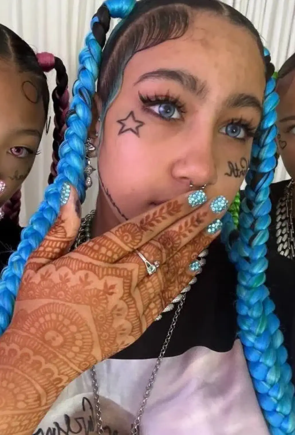 North West, 12, shocked fans with an expected new look this week (TikTok/@kimandnorth)