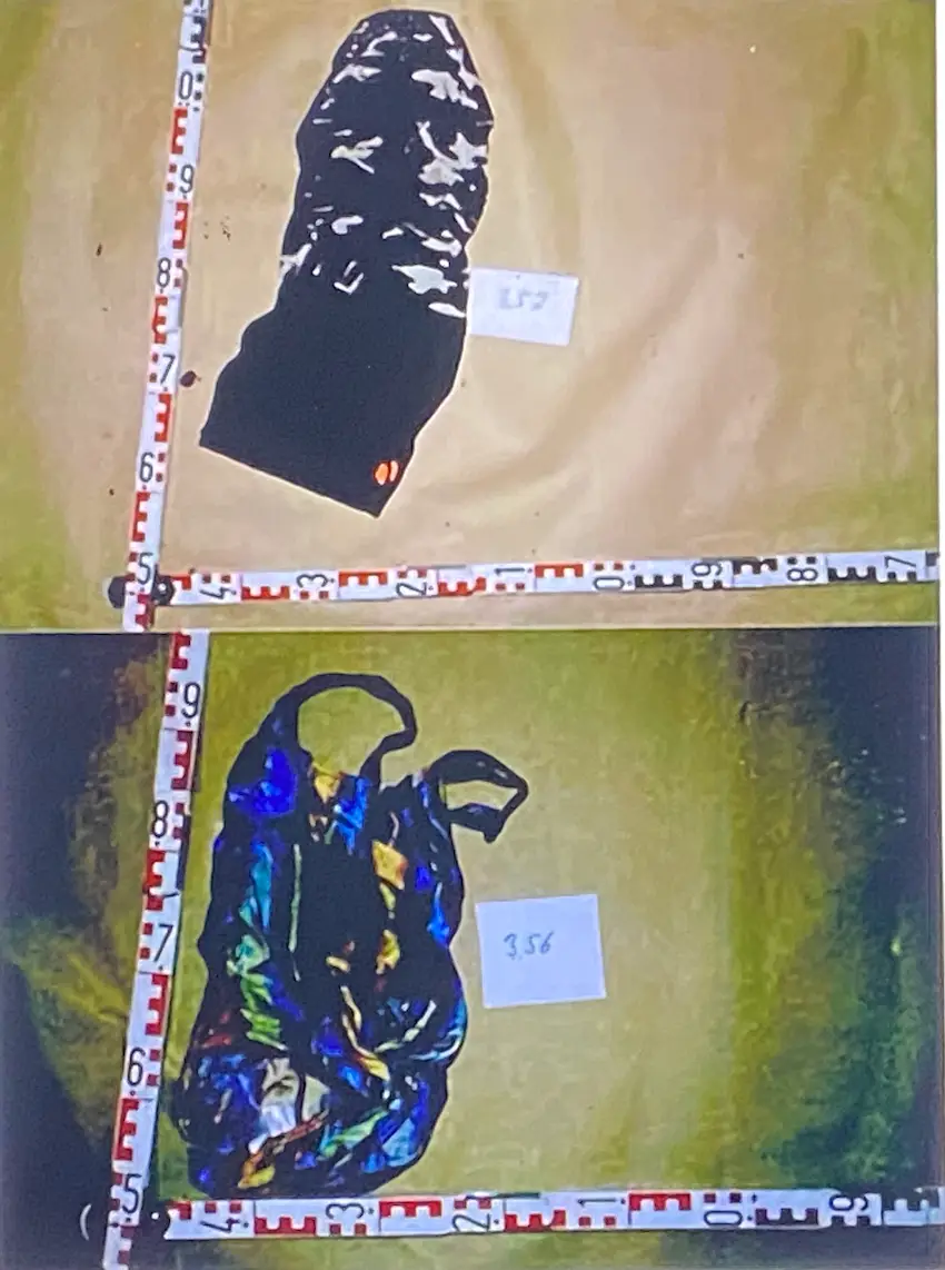 Images showed several children's swimming costumes (Channel 4)