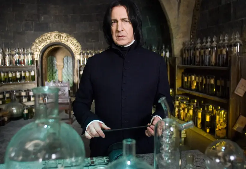 Alan Rickman played Professor Snape (Warner Bros.)