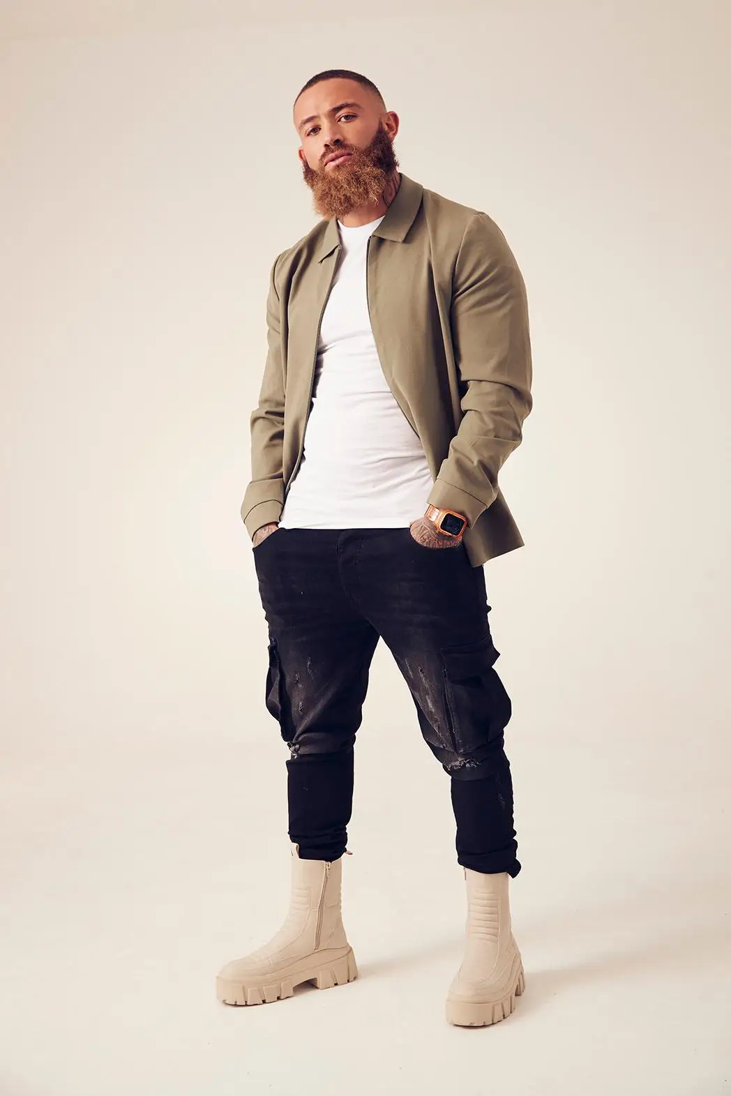 Since his daughter passed away, Cain always “say[s] yes to any opportunity” that life throws at him - including his upcoming boxing match against YouTuber Andreas Eskander (Press handout).