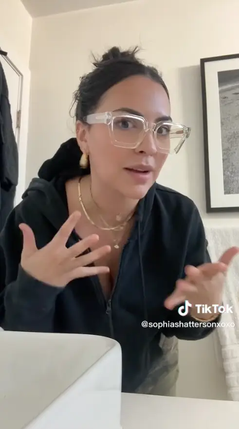 Sophia made an alarming confession.