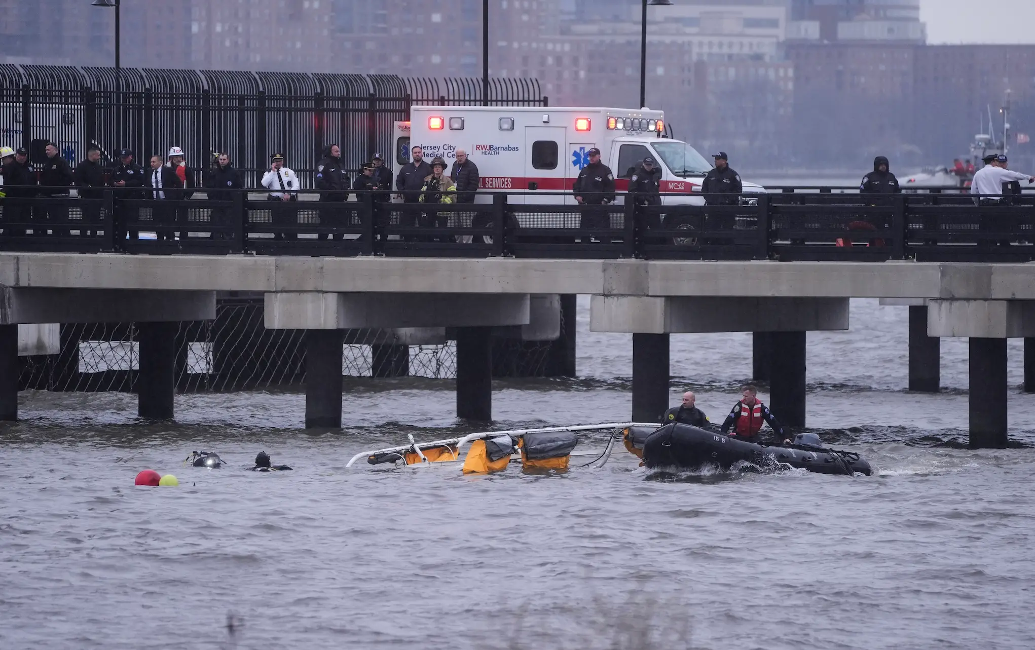The victims include a family of five and the helicopter pilot (Lokman Vural Elibol/Anadolu via Getty Images)