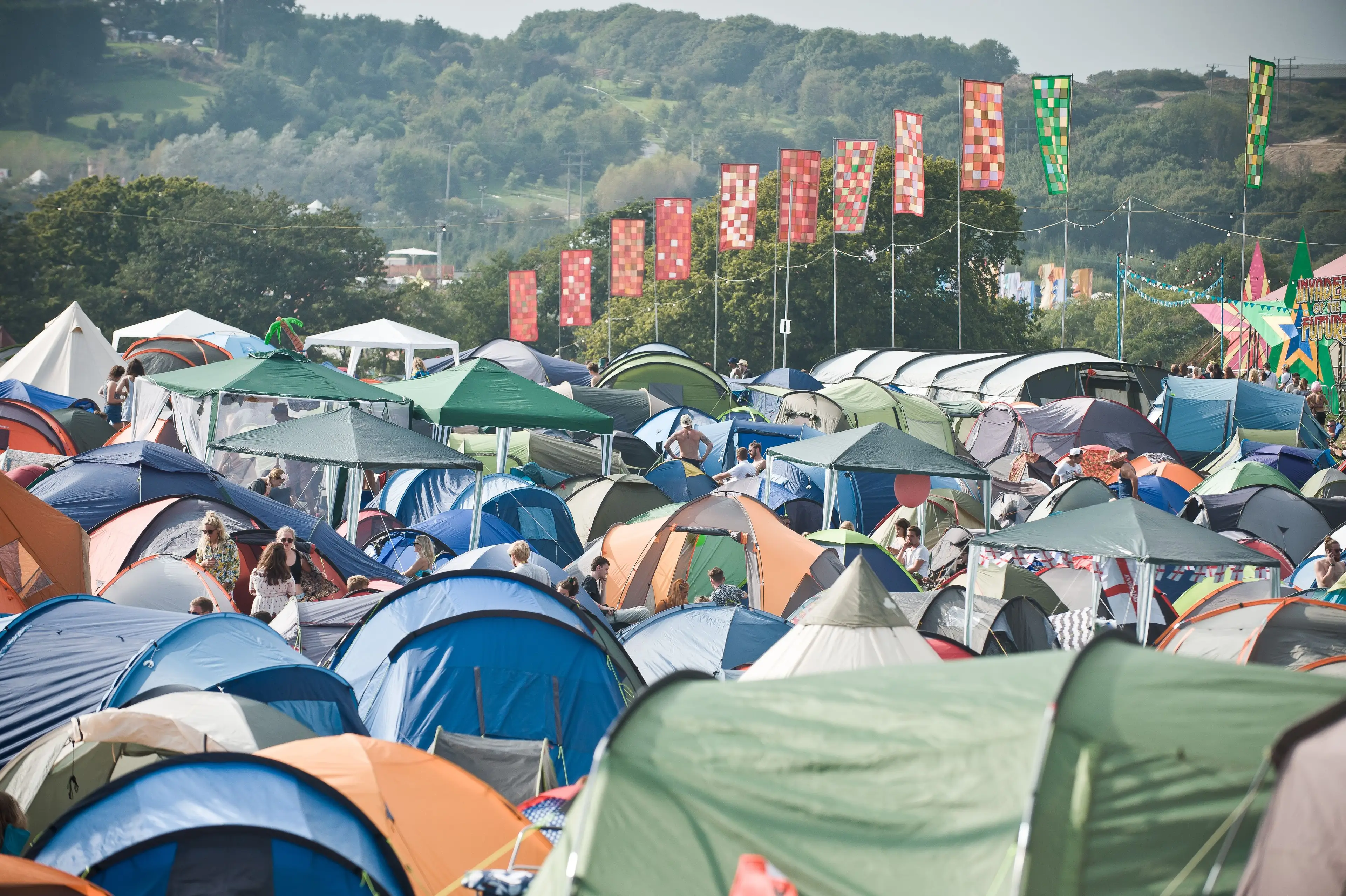 A woman has been found dead at a campsite in the Isle of Wight festival. (Redferns / Getty Images)