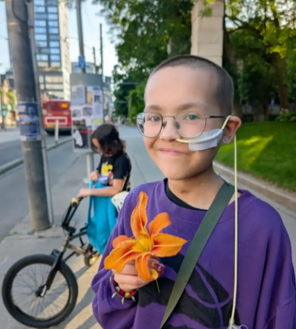 Initially, Chloe said she was shocked when the doctors told her about the programme (CBC News)
