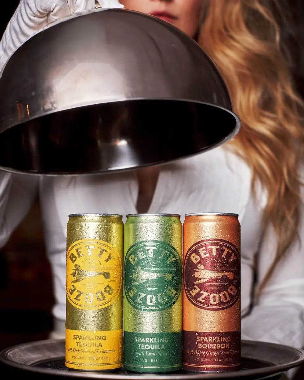 Lively's new range of Betty Booze drinks.