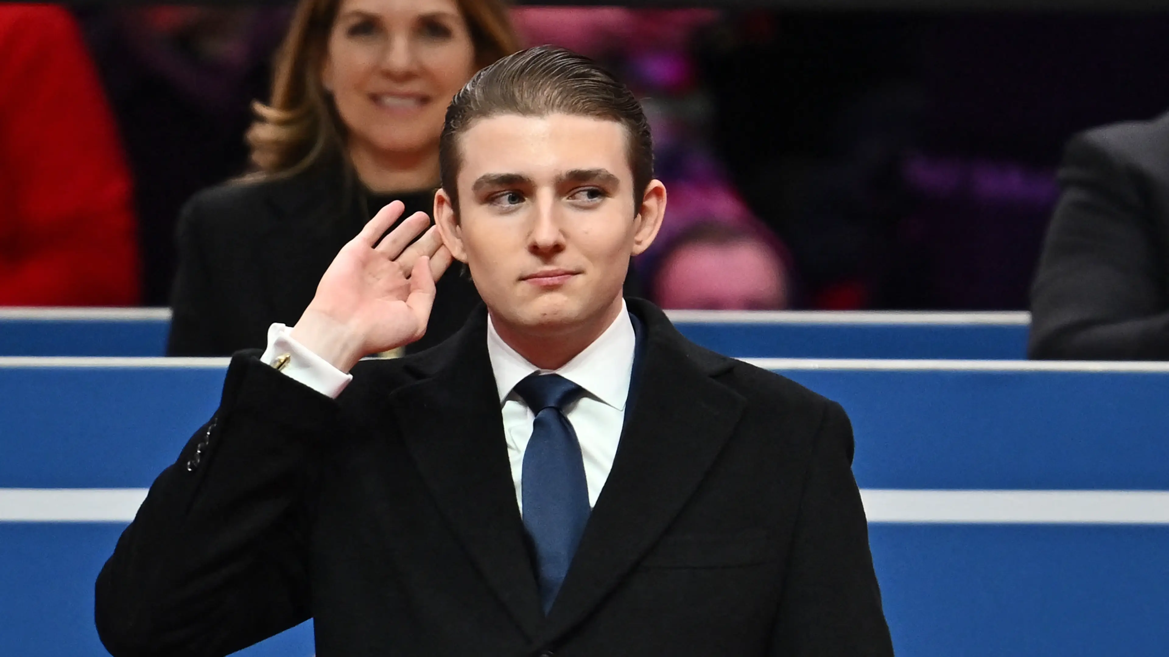 College issues statement after NYU President is forced to resign over 'inappropriate' Barron Trump remark