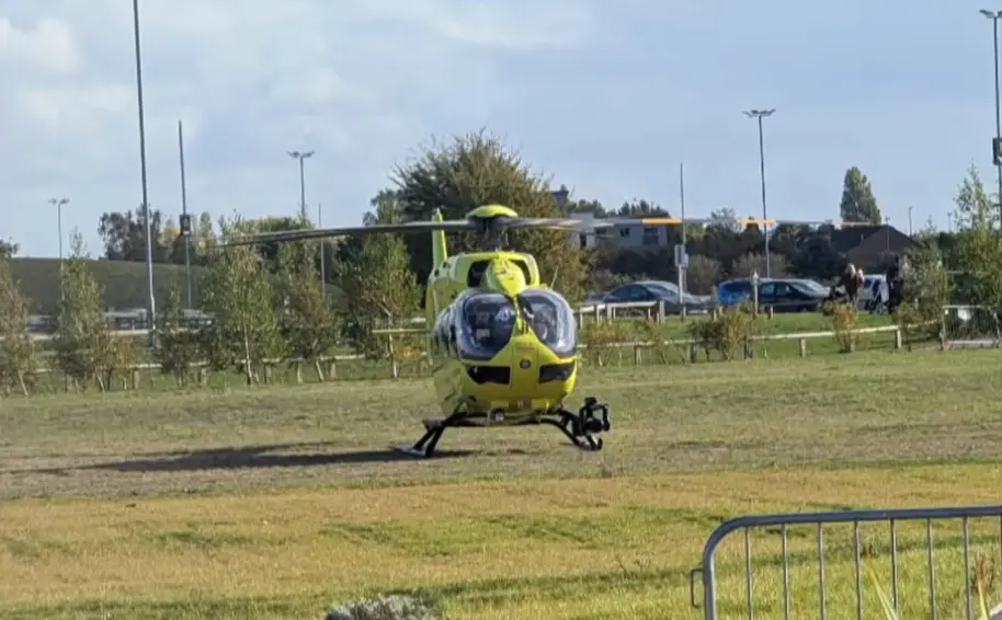 A woman reportedly attempted to save the man (Sky News)