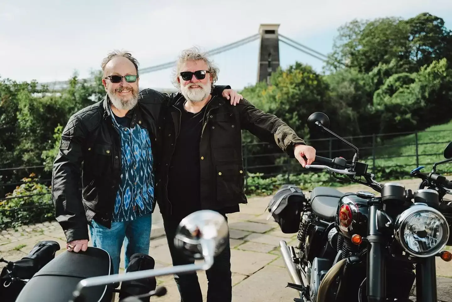 Si King and Dave Myers (Instagram/@hairybikers)