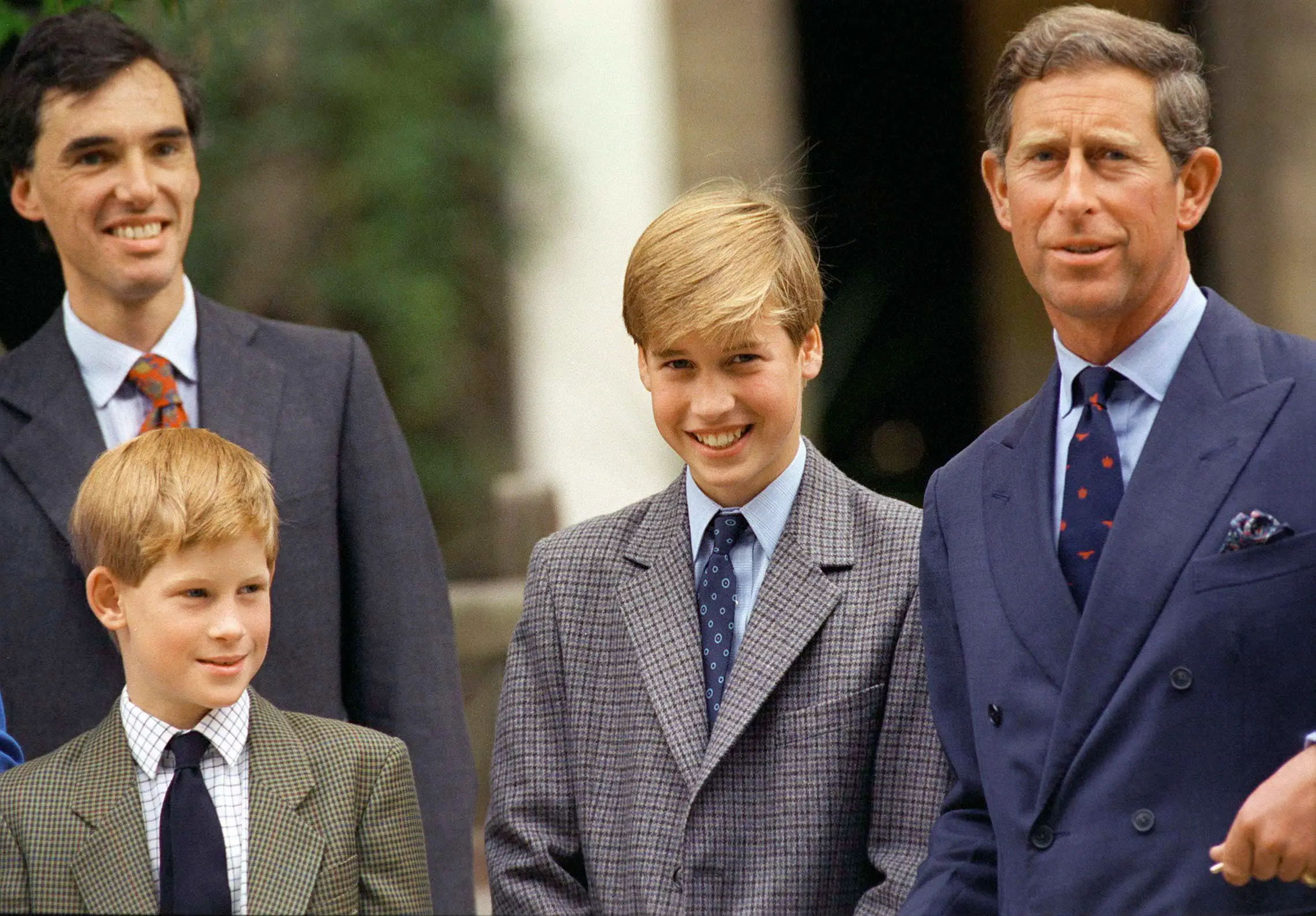The brothers went by William and Harry Wales while at school (Tim Graham Photo Library via Getty Images)