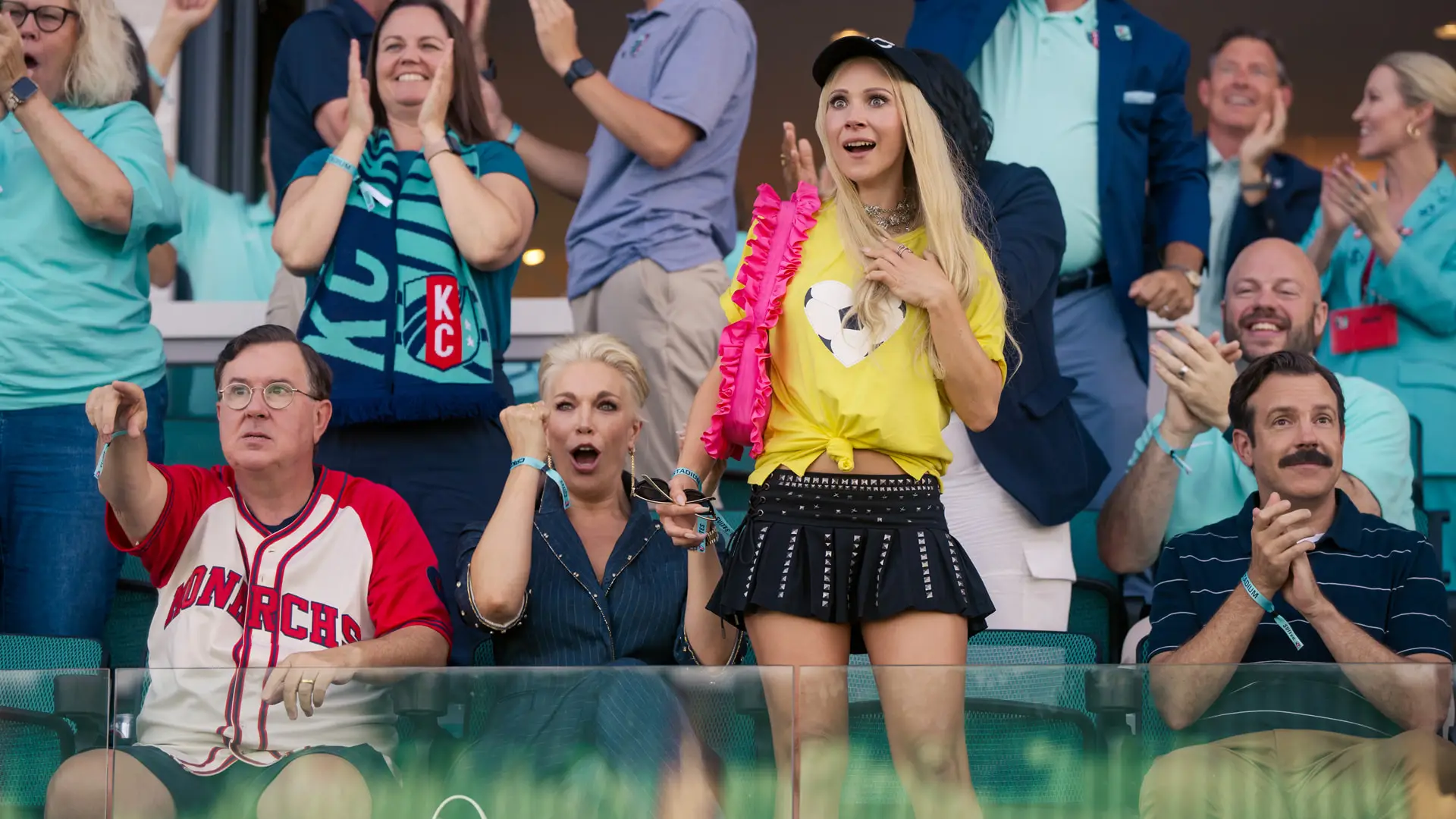 Actress Juno Temple said that 'women’s teams don’t have the following or the funding that men’s teams do' (Apple TV)